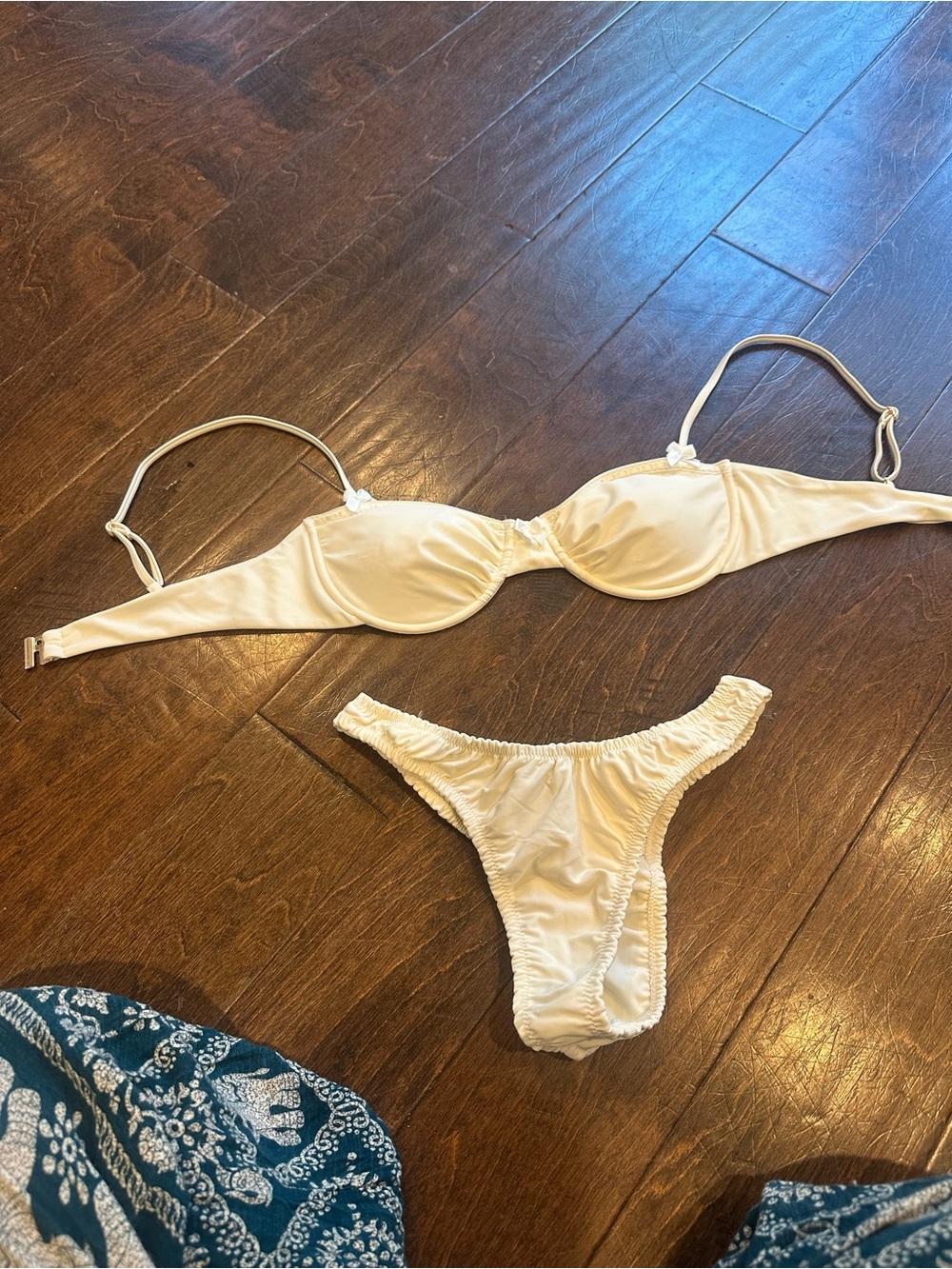 Strawberry Milk Mob Cream Bikini Set